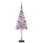 HKH Árvore de Natal com 150 Leds com Suporte Branco em Aço e PE