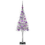 HKH Árvore de Natal com 150 Leds com Suporte Branco em Aço e PE