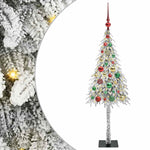 HKH Árvore de Natal com 150 Leds com Suporte Branco em Aço e PE