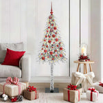 HKH Árvore de Natal com 150 Leds com Suporte Branco em Aço e PE