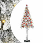 HKH Árvore de Natal com 150 Leds com Suporte Branco em Aço e PE