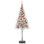 HKH Árvore de Natal com 150 Leds com Suporte Branco em Aço e PE