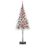 HKH Árvore de Natal com 150 Leds com Suporte Branco em Aço e PE