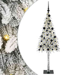 HKH Árvore de Natal com 150 Leds com Suporte Branco em Aço e PE