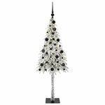 HKH Árvore de Natal com 150 Leds com Suporte Branco em Aço e PE