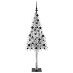 HKH Árvore de Natal com 150 Leds com Suporte Branco em Aço e PE