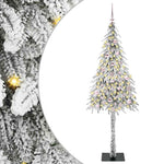 HKH Árvore de Natal com 150 Leds com Suporte Branco em Aço e PE