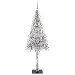HKH Árvore de Natal com 150 Leds com Suporte Branco em Aço e PE