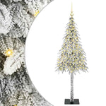 HKH Árvore de Natal com 150 Leds com Suporte Branco em Aço e PE