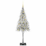 HKH Árvore de Natal com 150 Leds com Suporte Branco em Aço e PE