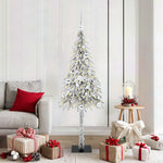 HKH Árvore de Natal com 150 Leds com Suporte Branco em Aço e PE