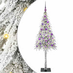 HKH Árvore de Natal com 150 Leds com Suporte Branco em Aço e PE