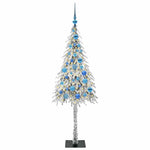 HKH Árvore de Natal com 150 Leds com Suporte Branco em Aço e PE