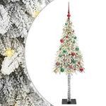 HKH Árvore de Natal com 150 Leds com Suporte Branco em Aço e PE