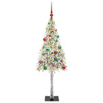 HKH Árvore de Natal com 150 Leds com Suporte Branco em Aço e PE