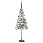 HKH Árvore de Natal com 150 Leds com Suporte Branco em Aço e PE