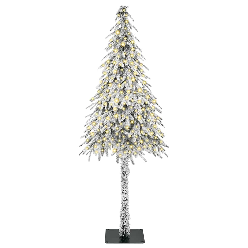 HKH Árvore de Natal com 300 Leds com Suporte Branco e Aço em PE