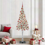 HKH Árvore de Natal com 300 Leds com Suporte Branco em Aço e PE