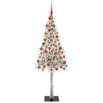 HKH Árvore de Natal com 300 Leds com Suporte Branco em Aço e PE