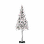 HKH Árvore de Natal com 300 Leds com Suporte Branco em Aço e PE