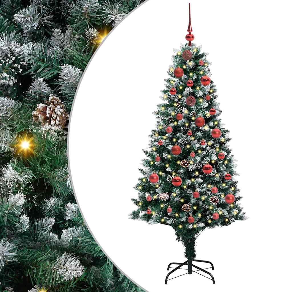 HKH Árvore de Natal Artificial Verde em Aço e Plástico em PVC