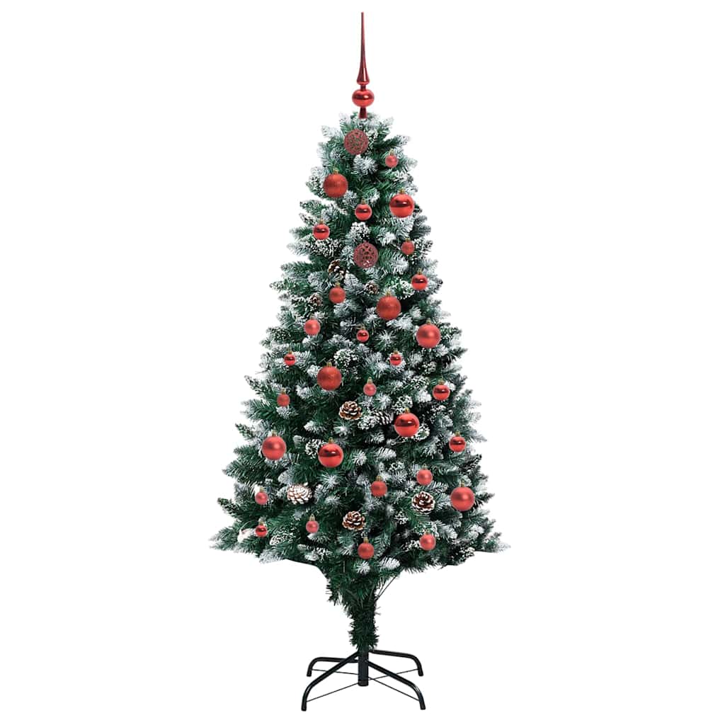 HKH Árvore de Natal Artificial Verde em Aço e Plástico em PVC