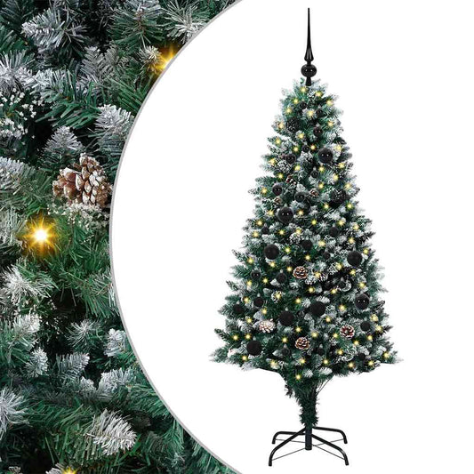 HKH Árvore de Natal Artificial Verde em Aço e Plástico em PVC