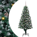 HKH Árvore de Natal Artificial Verde em Aço e Plástico em PVC