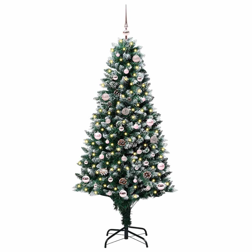 HKH Árvore de Natal Artificial Verde em Aço e Plástico em PVC