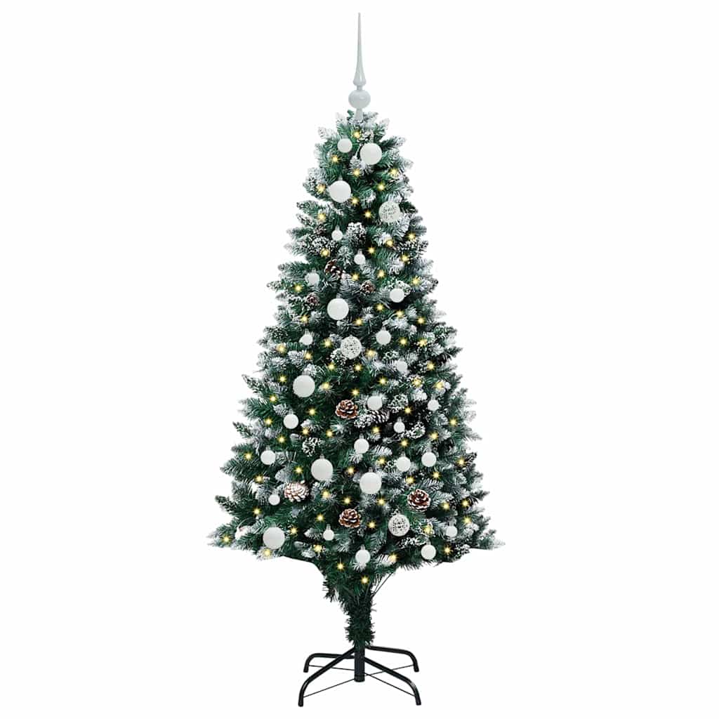 HKH Árvore de Natal Artificial Verde em Aço e Plástico em PVC
