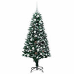 HKH Árvore de Natal Artificial Verde em Aço e Plástico em PVC