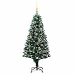 HKH Árvore de Natal Artificial Verde em Aço e Plástico em PVC