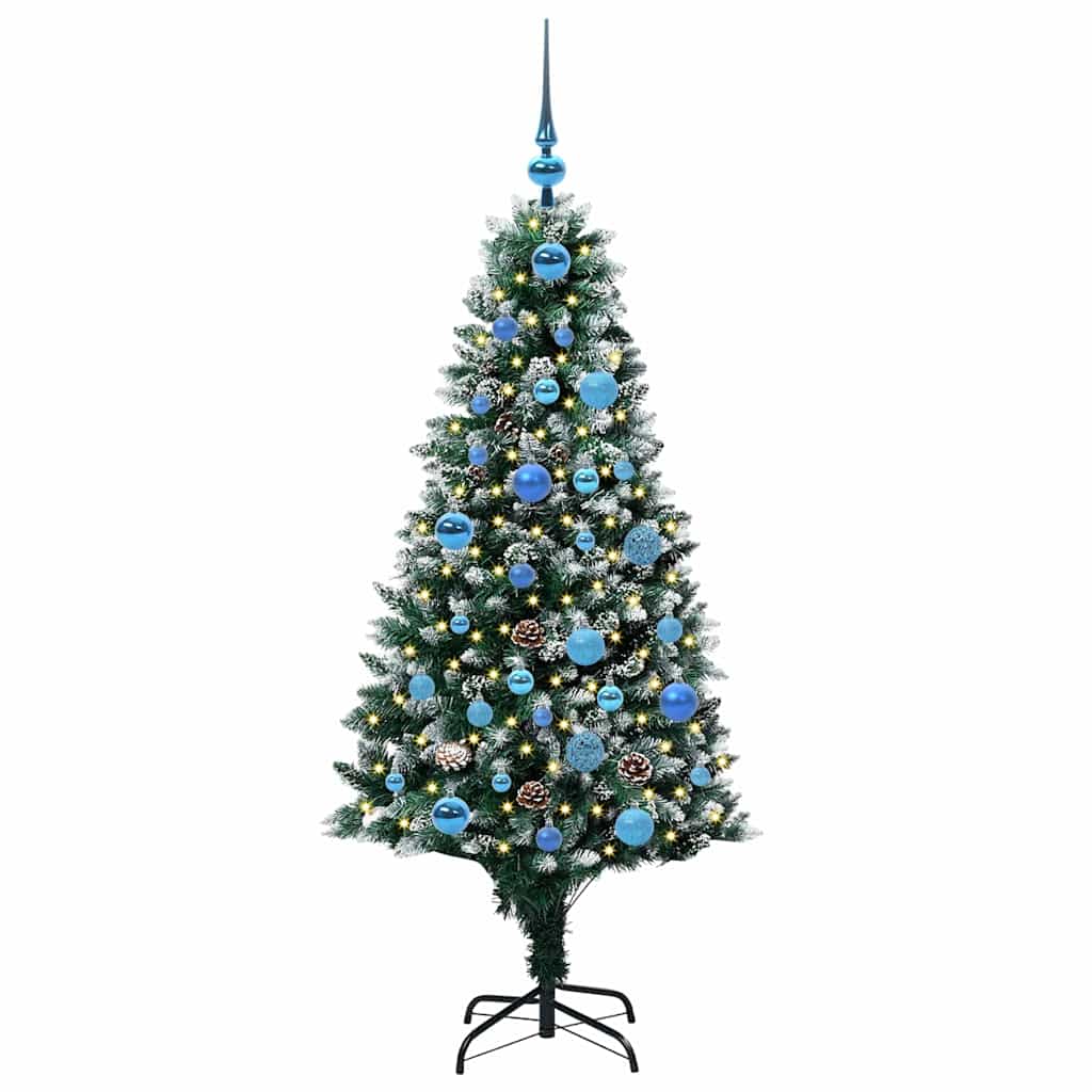 HKH Árvore de Natal Artificial Verde em Aço e Plástico em PVC