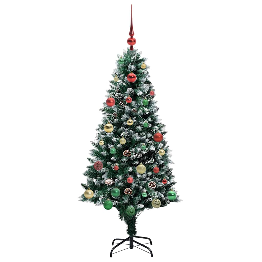 HKH Árvore de Natal Artificial Verde em Aço e Plástico em PVC
