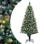 HKH Árvore de Natal Artificial Verde em Aço e PVC