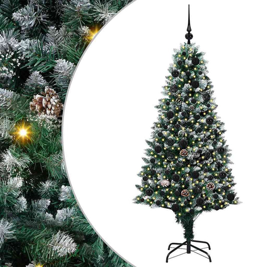 HKH Árvore de Natal Artificial Verde em Aço e Plástico em PVC