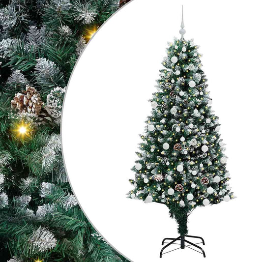 HKH Árvore de Natal Artificial Verde em Aço e Plástico em PVC
