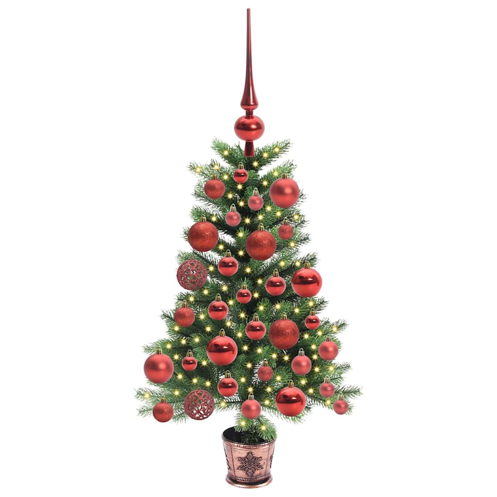 HKH Árvore de Natal com 150 Leds com Suporte Verde em PE