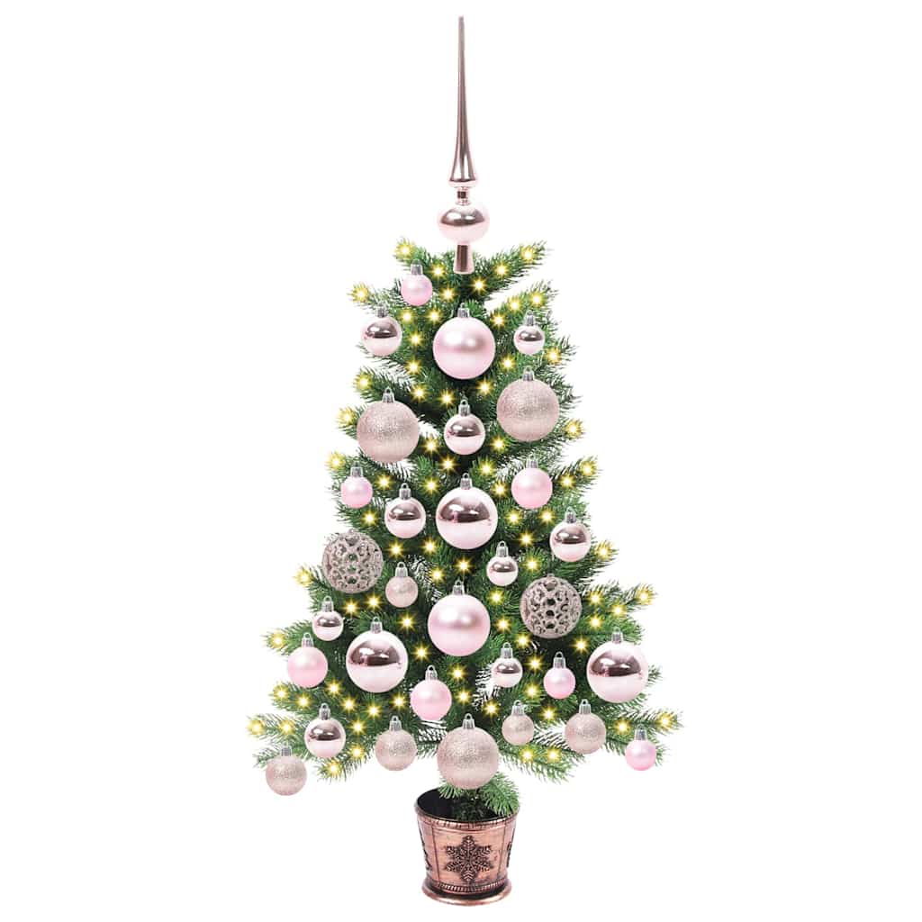 HKH Árvore de Natal com 150 Leds com Suporte Verde em PE