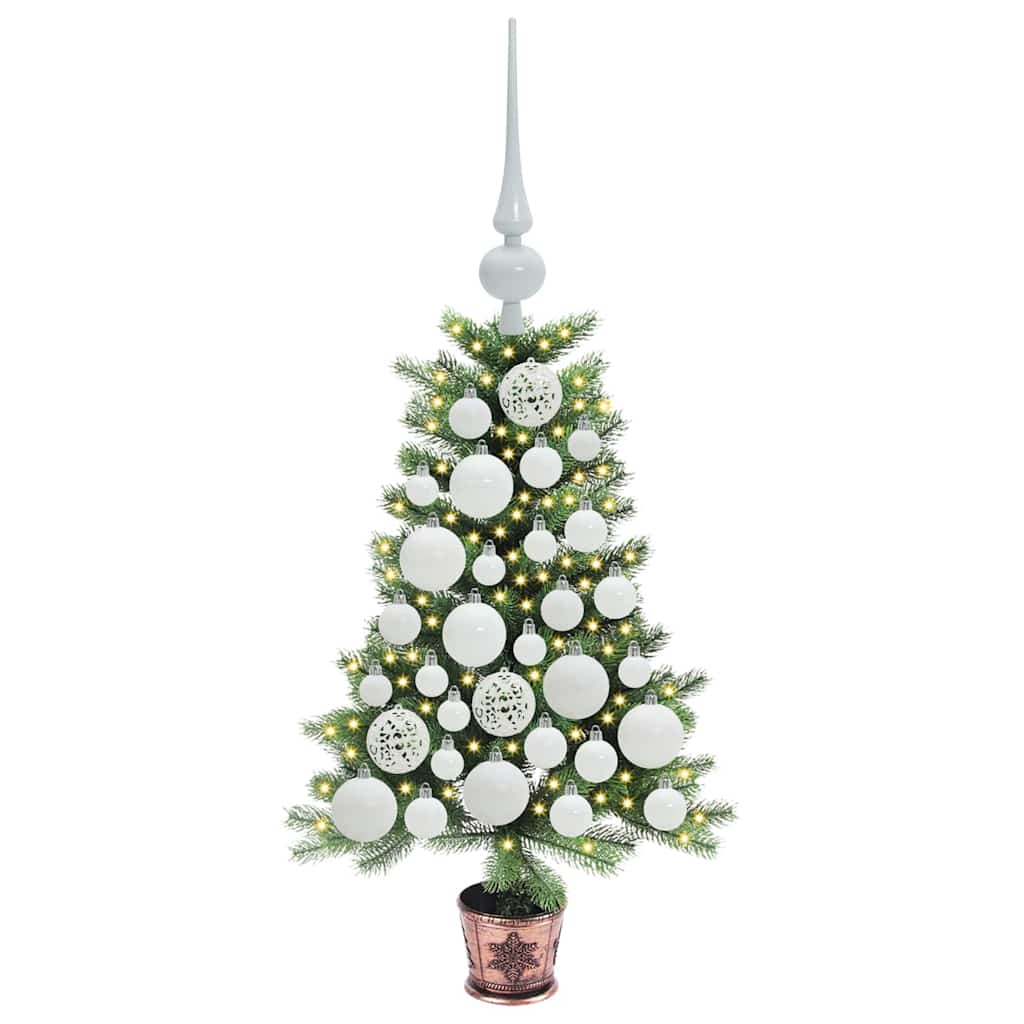 HKH Árvore de Natal com 150 Leds com Suporte Verde em PE