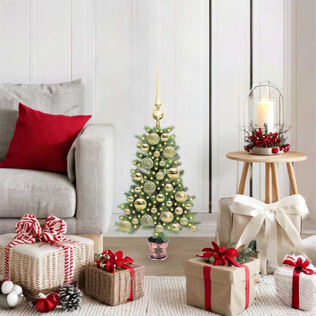 HKH Árvore de Natal com 150 Leds com Suporte Verde em PE