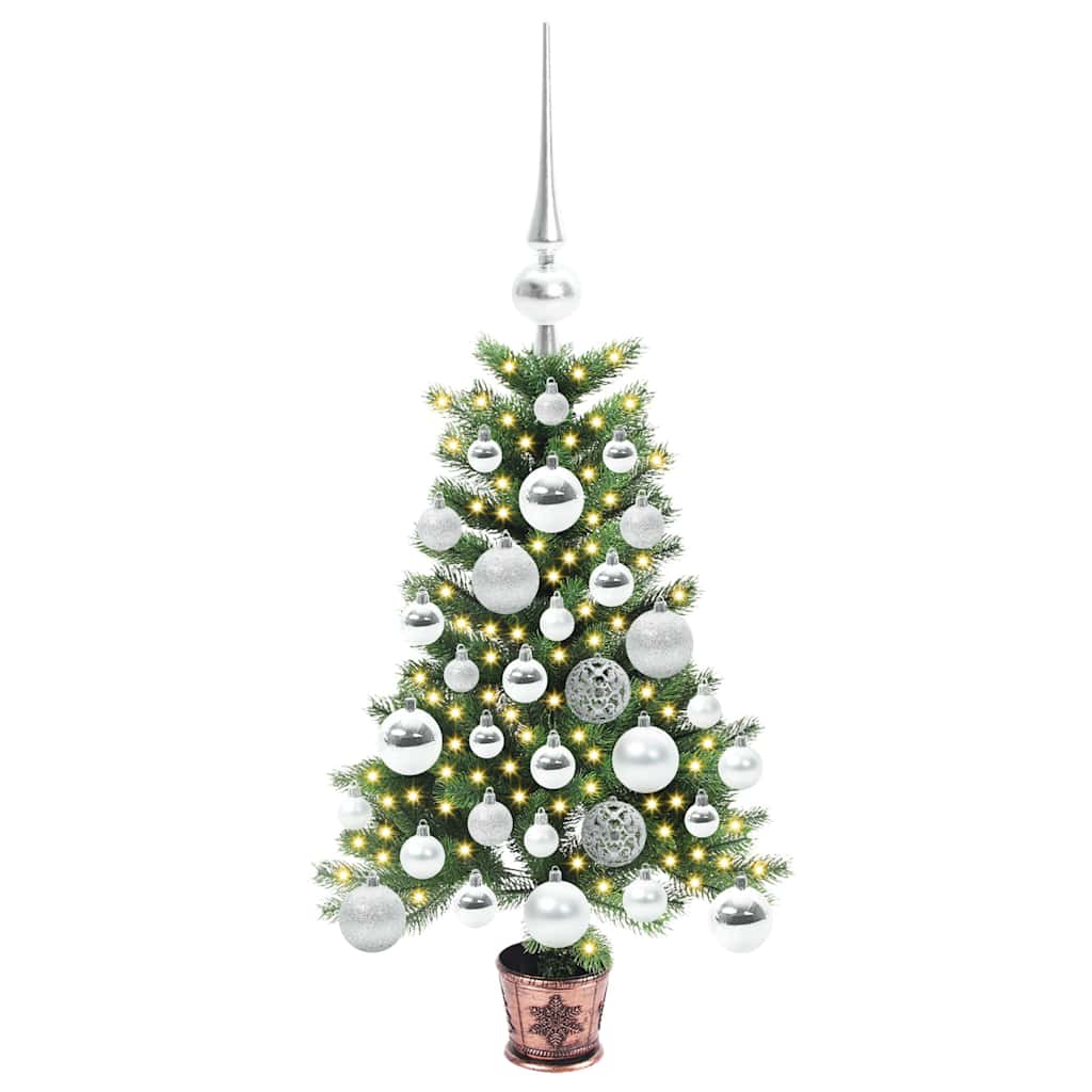 HKH Árvore de Natal com 150 Leds com Suporte Verde em PE