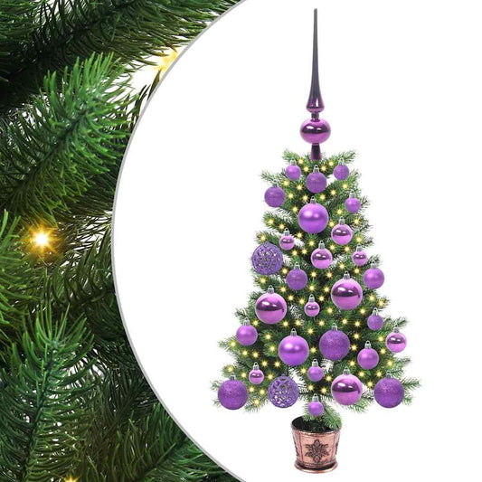 HKH Árvore de Natal com 150 Leds com Suporte Verde em PE