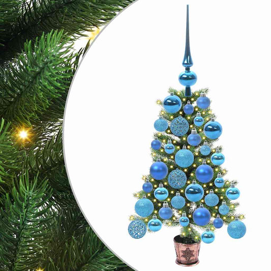 HKH Árvore de Natal com 150 Leds com Suporte Verde em PE