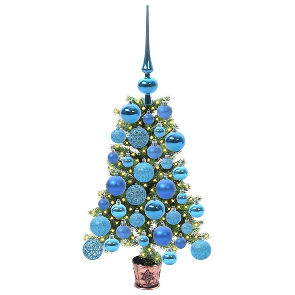 HKH Árvore de Natal com 150 Leds com Suporte Verde em PE