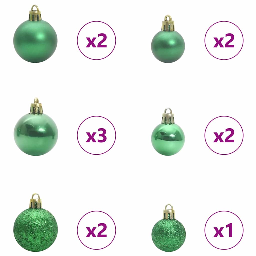 HKH Árvore de Natal com 150 Leds com Suporte Verde em PE