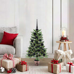HKH Árvore de Natal com 150 Leds com Suporte Verde em PE