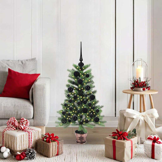 HKH Árvore de Natal com 150 Leds com Suporte Verde em PE