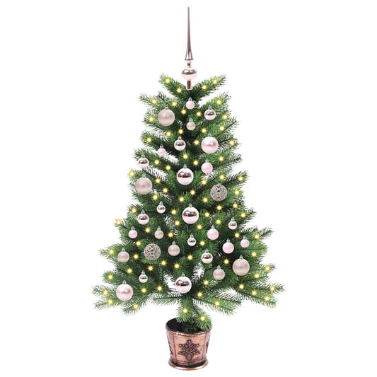 HKH Árvore de Natal com 150 Leds com Suporte Verde em PE