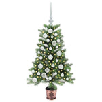 HKH Árvore de Natal com 150 Leds com Suporte Verde em PE